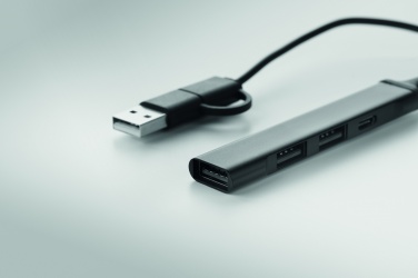 Logotrade promotional giveaways photo of: USB 4 port hub 19 cm