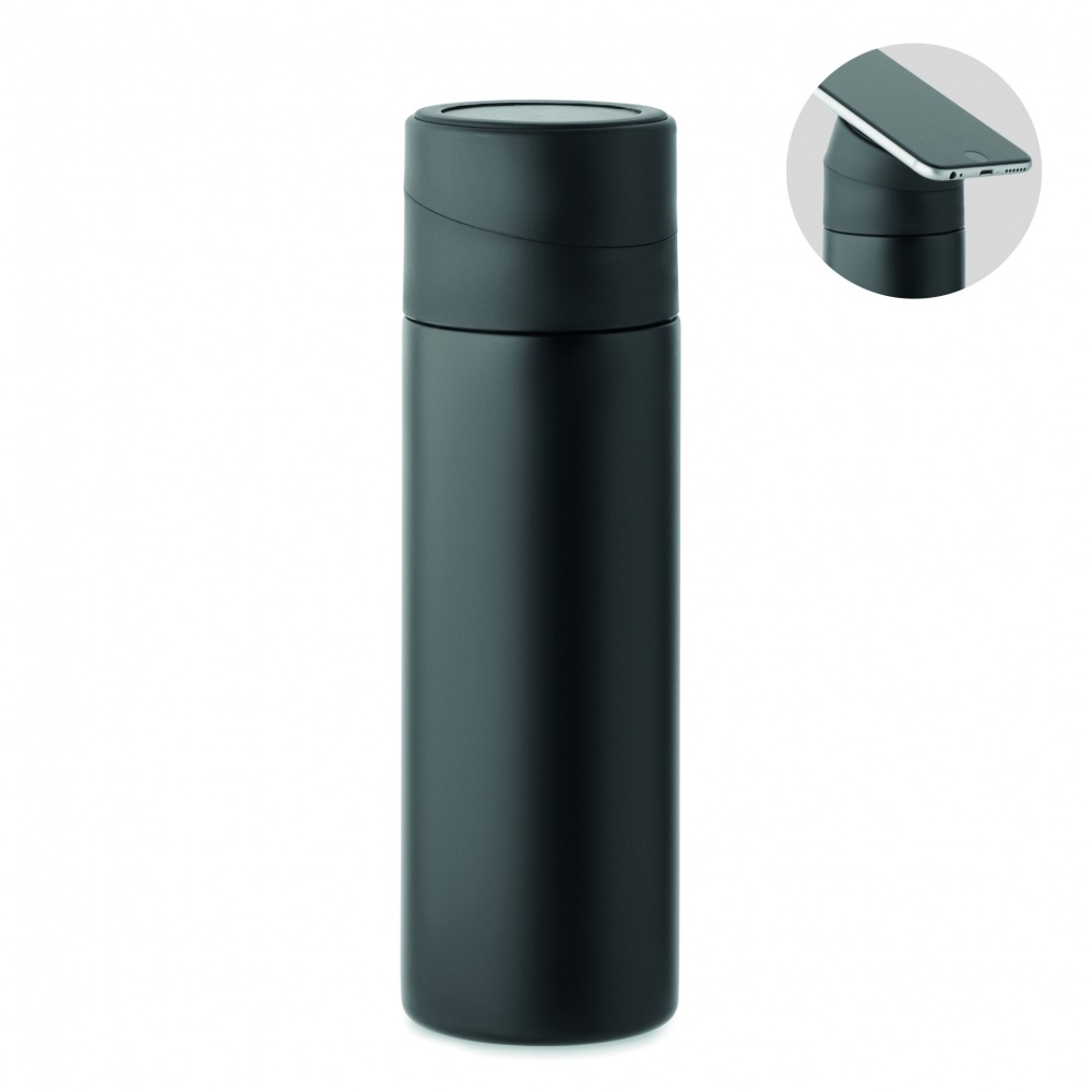 Logo trade advertising product photo of: Double wall bottle 420 ml.