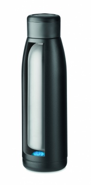 Logo trade advertising products picture of: Heat-cool double wall bottle
