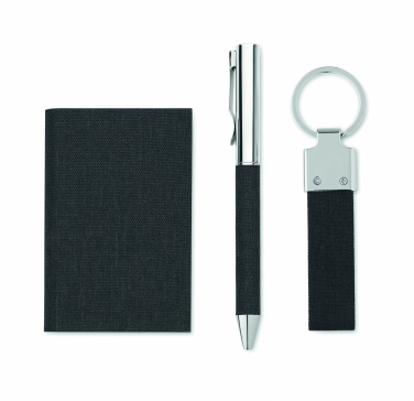 Logo trade promotional products image of: 3-piece gift set in a gift box with customizable printing