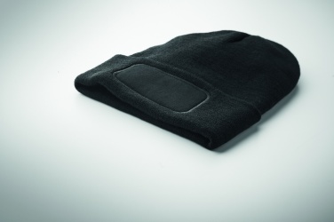 Logo trade promotional gift photo of: Unisex beanie RPET polyester