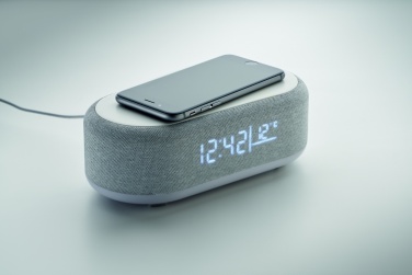 Logo trade advertising products picture of: 15W wireless charging speaker