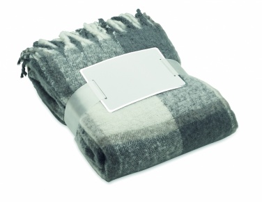 Logo trade promotional giveaway photo of: Chequered mohair blanket