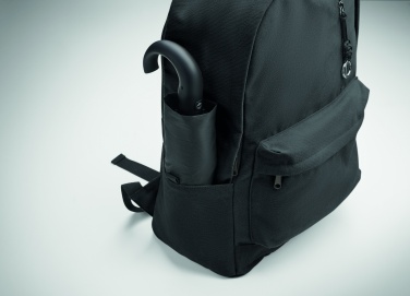 Logotrade business gifts photo of: A 15-inch laptop backpack made of recycled pre-consumer cotton with customizable printing