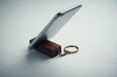 Logotrade promotional product picture of: Key ring with phone stand Hyvinkää