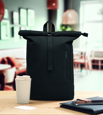 Logo trade promotional gifts image of: Rolltop 15'' laptop backpack