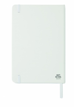 Logo trade business gifts image of: A5 antibacterial notebook