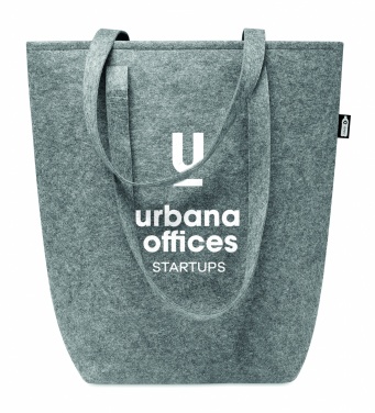 Logotrade promotional gift picture of: RPET felt shopping bag