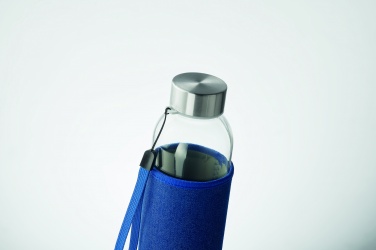 Logo trade promotional gifts picture of: Glass bottle in pouch 500 ml