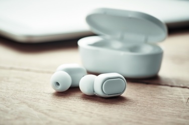 Logotrade promotional products photo of: Recycled ABS TWS earbuds