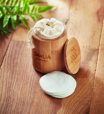 Logotrade promotional item picture of: Bamboo fibre cleansing pad set