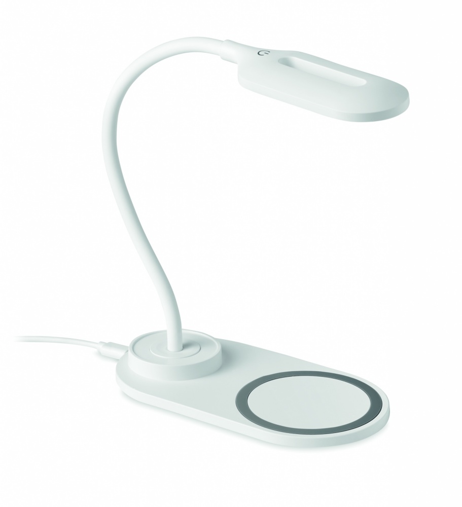 Logo trade promotional product photo of: Desktop light and charger 10W