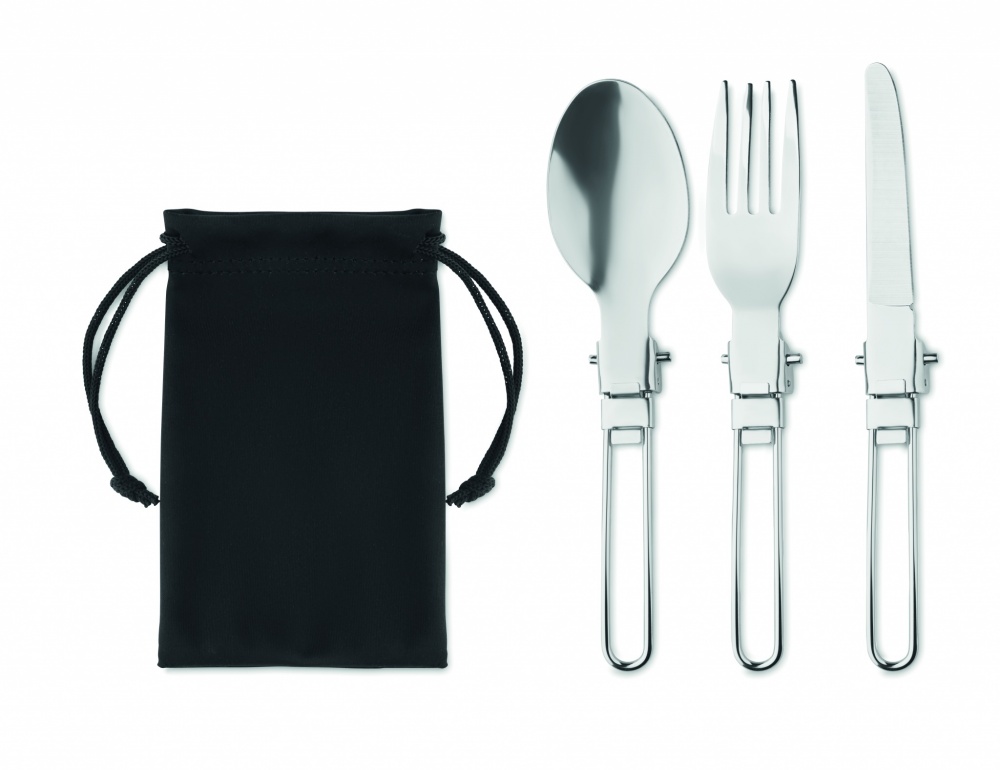 Logotrade advertising product picture of: 3-piece camping cutlery set