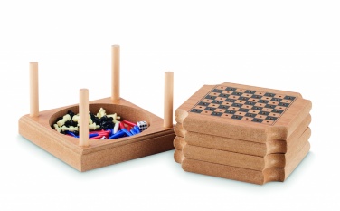 Logotrade advertising products photo of: 4-piece coaster game set