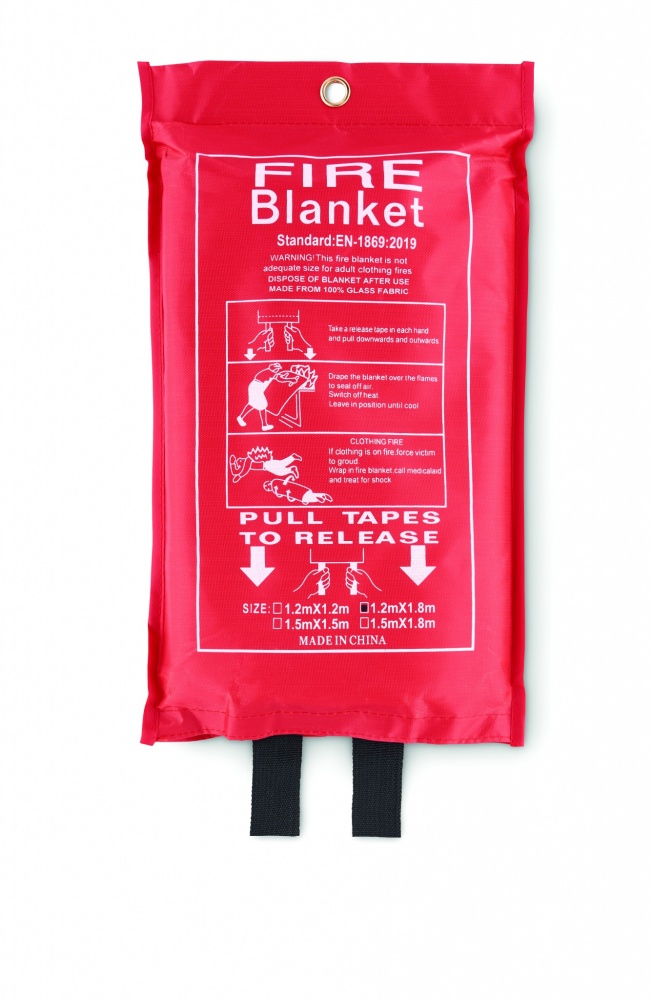 Logotrade advertising products photo of: Fire blanket in pouch 120x180
