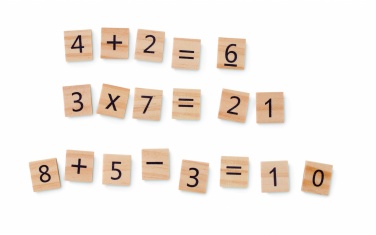 Logotrade promotional merchandise picture of: Wood educational counting game