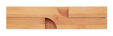 Logo trade promotional merchandise picture of: Bamboo foldable pot stand