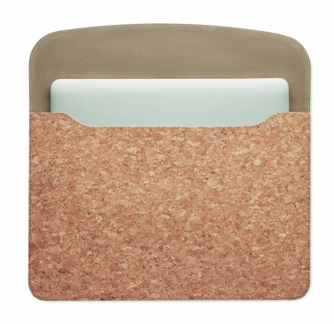 Logotrade business gift image of: Cork laptop bag magnetic flap