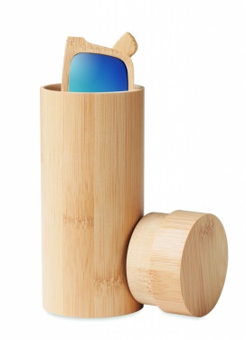 Logotrade corporate gift image of: Sunglasses and case in bamboo KEILA