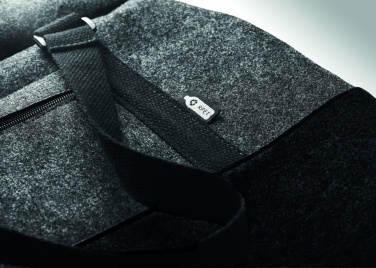 Logo trade promotional gifts picture of: RPET felt weekend bag