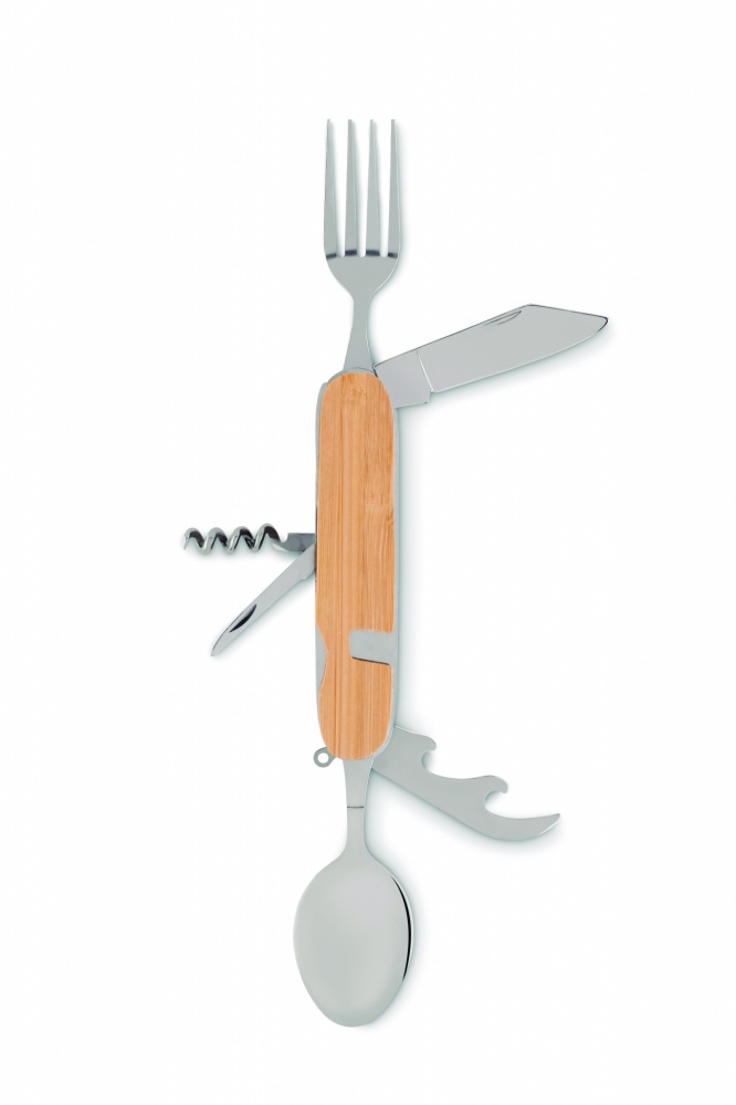Logo trade advertising products image of: Multifunction cutlery set