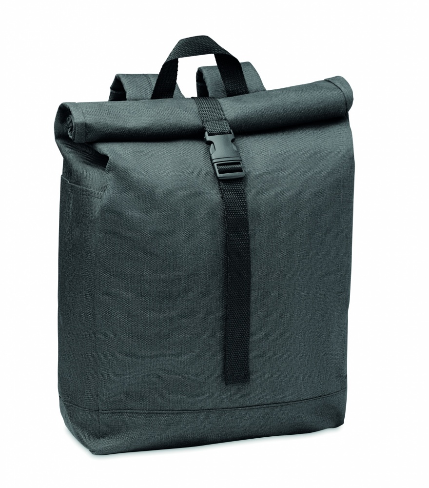 Logo trade business gift photo of: 600D RPET 2 tone backpack