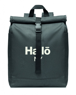 Logo trade business gift photo of: 600D RPET 2 tone backpack