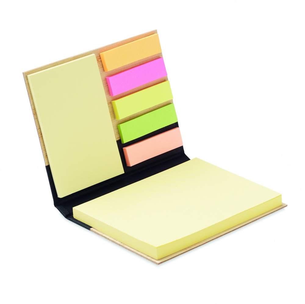 Logotrade promotional products photo of: Bamboo sticky note memo pad