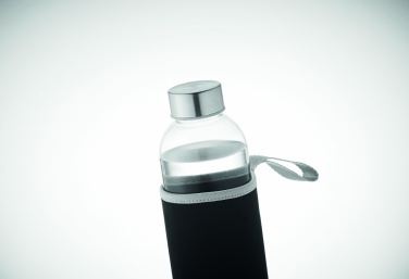 Logo trade promotional products image of: Glass bottle in pouch 750ml