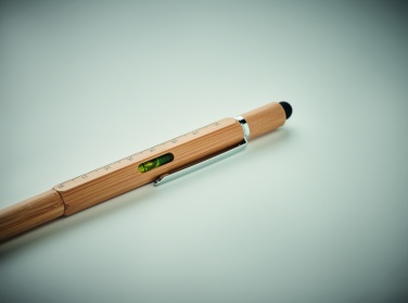 Logo trade promotional products picture of: Spirit level pen in bamboo