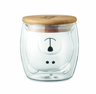 Logo trade promotional merchandise picture of: Double wall borosilicate mug