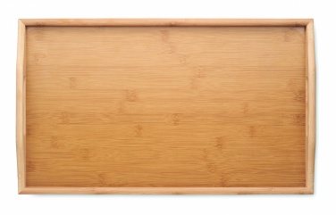 Logo trade promotional merchandise image of: Foldable bamboo tray