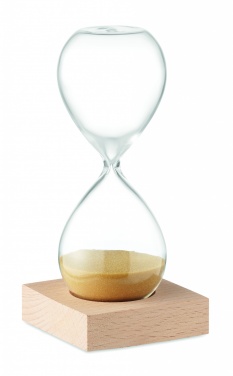 Logo trade promotional giveaways picture of: 5 minute sand hourglass