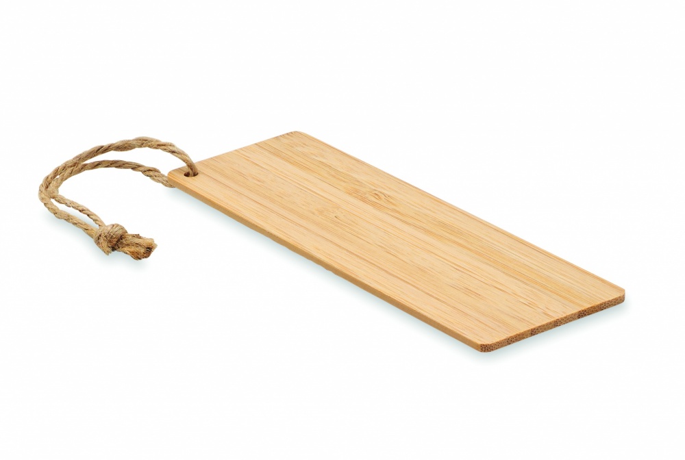 Logo trade promotional items image of: Bamboo bookmark
