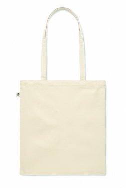 Logo trade business gifts image of: Organic cotton shopping bag
