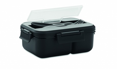 Logo trade promotional gifts picture of: Lunch box with cutlery in PP