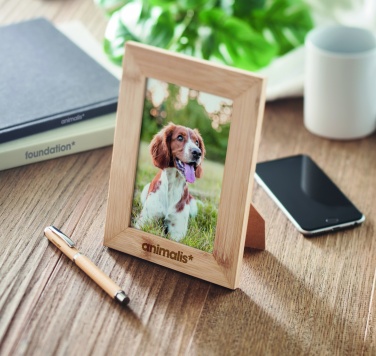 Logotrade promotional giveaways photo of: Bamboo photo frame