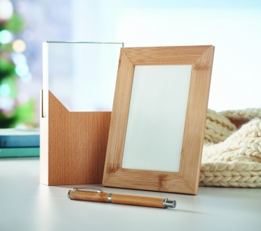 Logotrade promotional gift picture of: Bamboo photo frame