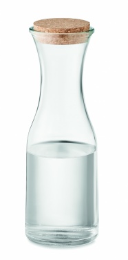 Logo trade promotional merchandise photo of: Recycled glass carafe 1L