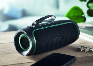 Logo trade promotional items picture of: 2x5 LED Wireless speaker IPX4