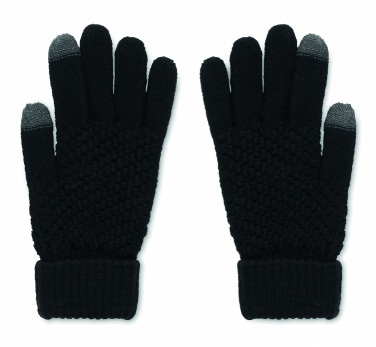 Logotrade promotional item picture of: Rpet tactile gloves