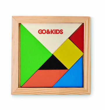 Logotrade business gifts photo of: Tangram puzzle in wood
