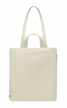 Logo trade promotional merchandise photo of: Recycled cotton shopping bag