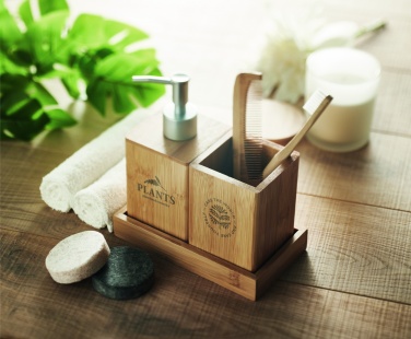 Logotrade promotional products photo of: 3 piece bath set in bamboo