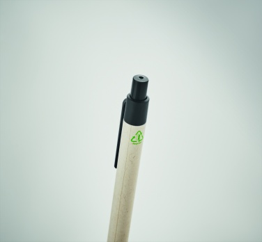 Logo trade promotional products image of: Milk carton paper ball pen