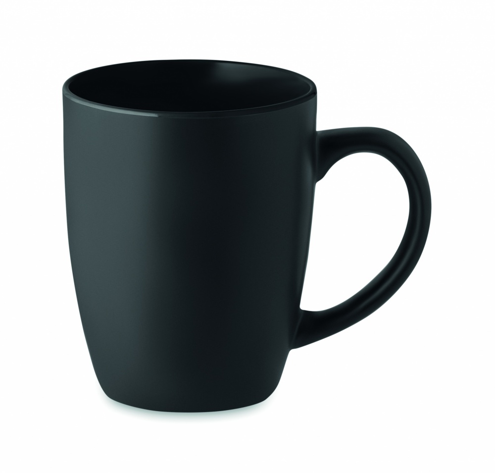 Logo trade business gifts image of: Two tone ceramic mug 290 ml