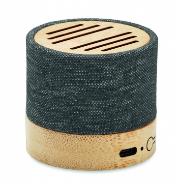 Logotrade advertising product image of: Bamboo RPET wireless speaker