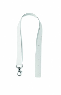 Logo trade advertising products image of: Seed paper lanyard w/hook