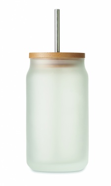 Logo trade promotional giveaways picture of: Sublimation mason jar 400 ml