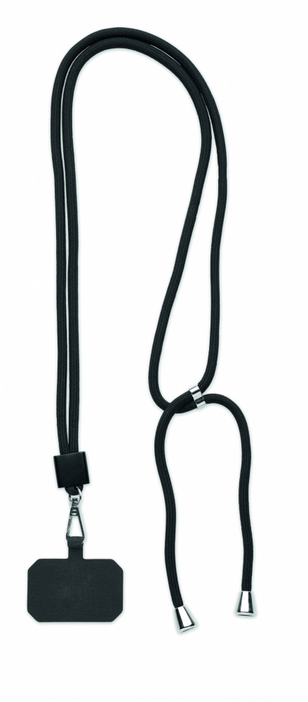 Logotrade corporate gift image of: RPET Phone holder lanyard